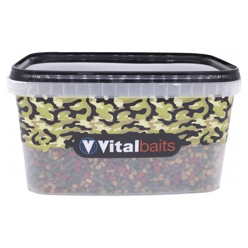 Vital Baits Pellets SPOD Mix Bucket 3kg 1 Vital Baits Pellets SPOD Mix Bucket 3kg