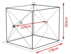 Atemi Igloo Luxury Isfisketält (178x203x229cm) -Magasin De Matériel De Pêche 911 03002 4