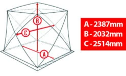 Atemi Igloo Luxury Isfisketält L (238x203x251cm) -Magasin De Matériel De Pêche 911 03003 4