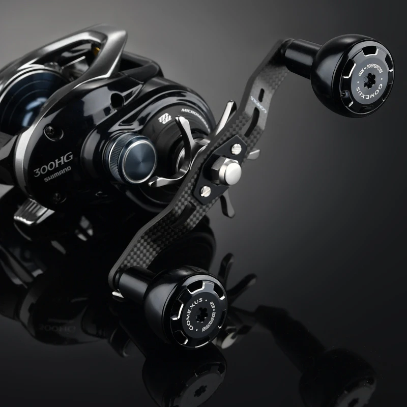 Gomexus Carbon Fiber Double Handle With CNC Knob 2 Gomexus Carbon Fiber Double Handle With CNC Knob – Image 2