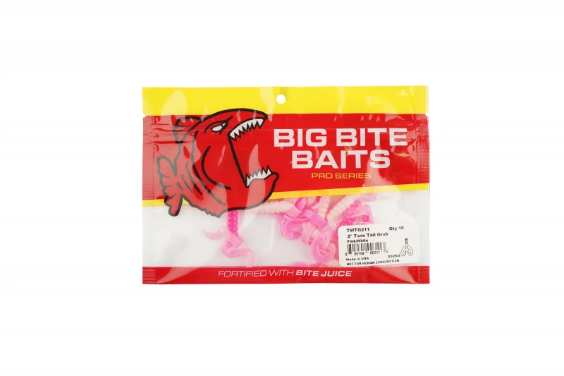 Big Bite Baits Twin Tail Grub 4.0 (10-pack) 2 Big Bite Baits Twin Tail Grub 4.0 (10-pack) – Image 2